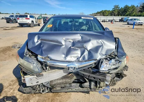 2012 Honda Civic Lx z USA, uszkodzony, nr VIN 2HGFB2F5XCH314677